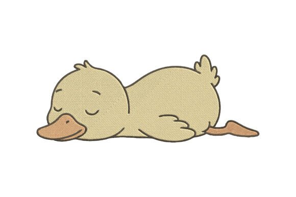 Cute Sleeping Duck Embroidery Design Review