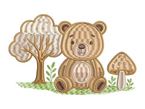 Forest Bear Mushroom Embroidery: A Designer’s Review
