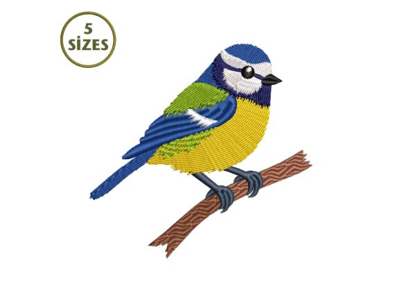 Review: Blue Yellow Bird Embroidery Design for Merch