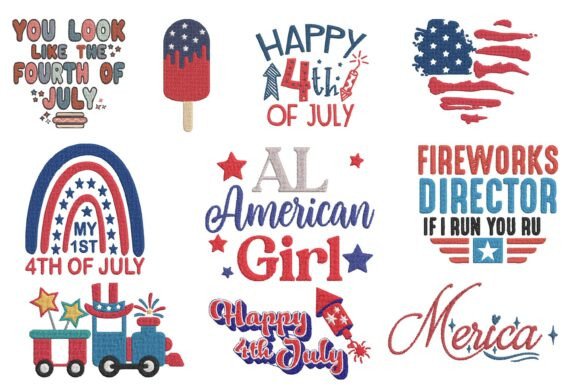 Review: Cute 4th of July Embroidery Design Bundle