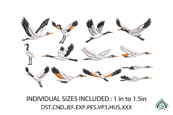 Review: Flying Crane Embroidery Design Bundle