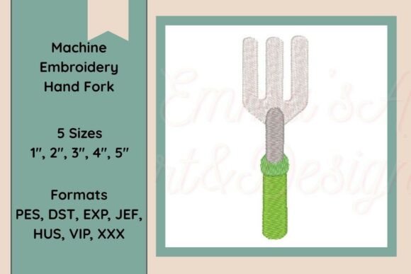 Review: Hand Fork Machine Embroidery Design