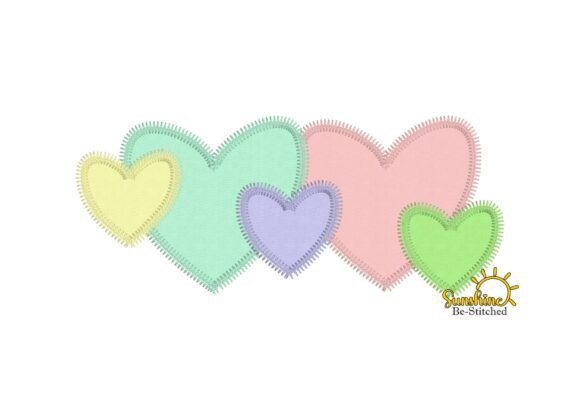 Review: Hearts Applique Embroidery Design for Boutique Apparel
