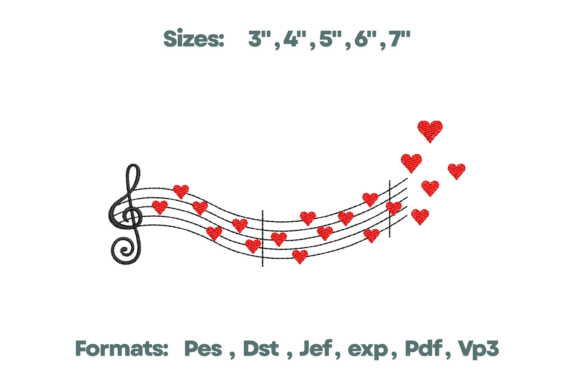 Review: Musical Heart Staff Embroidery Art for Craft Fairs
