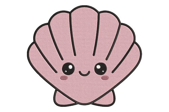 Review: Summer Cute Seashell Embroidery Design for Boutique Sweatshirts