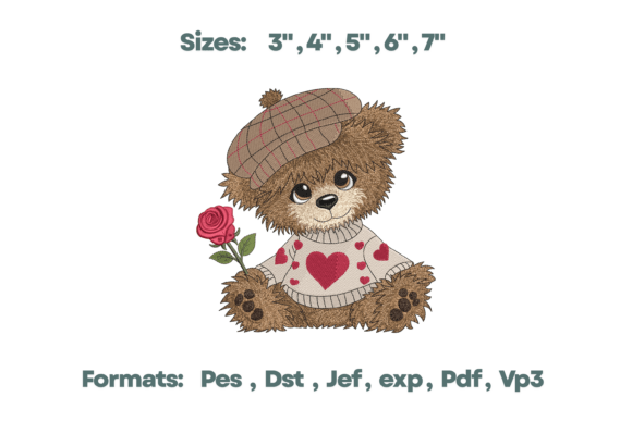 Review: Valentine Teddy Bear Rose Art Embroidery