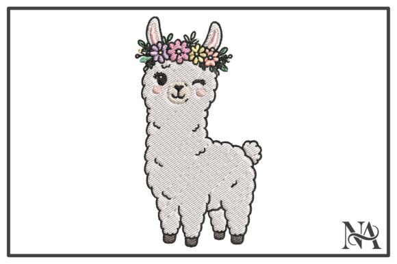 Review: Winking Llama Flower Crown Embroidery