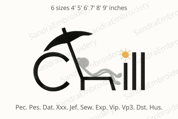 Reviewing the Chill Embroidery Design for Summer Sales