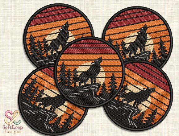 Reviewing the Howling Wolf Sunset Embroidery Design