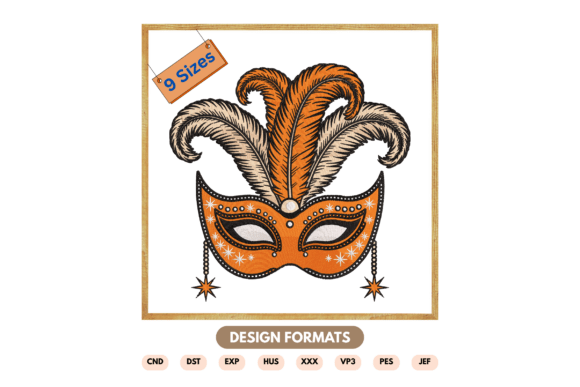 Reviewing the Masquerade Mask Embroidery Design
